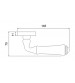 Maner SIRACUZI DH 617-16CP/WH  finisaj crom lucios/ceramica alba